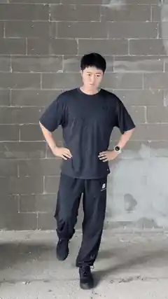 单腿蹲拍摄示例